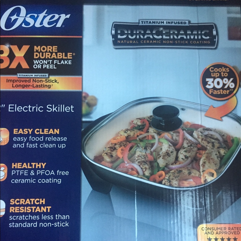 Oster 12” Electronic Skillet